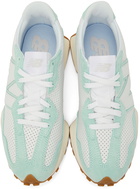 New Balance Off-White & Blue 327 Sneakers