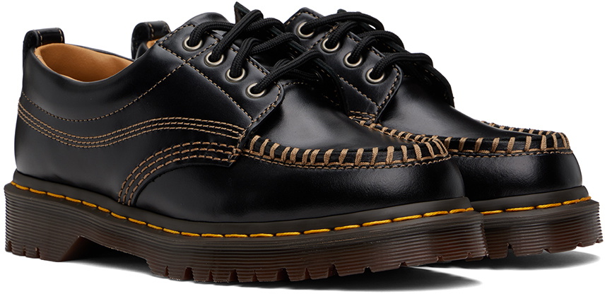 【関税込み】Dr. Martens ブラック Lowell ダービー Dr. Martens Black Lowell Derbys Dr. Martens