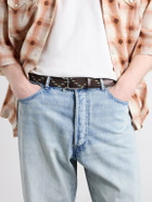 KAPITAL - Atlas Woven Buckle Belt