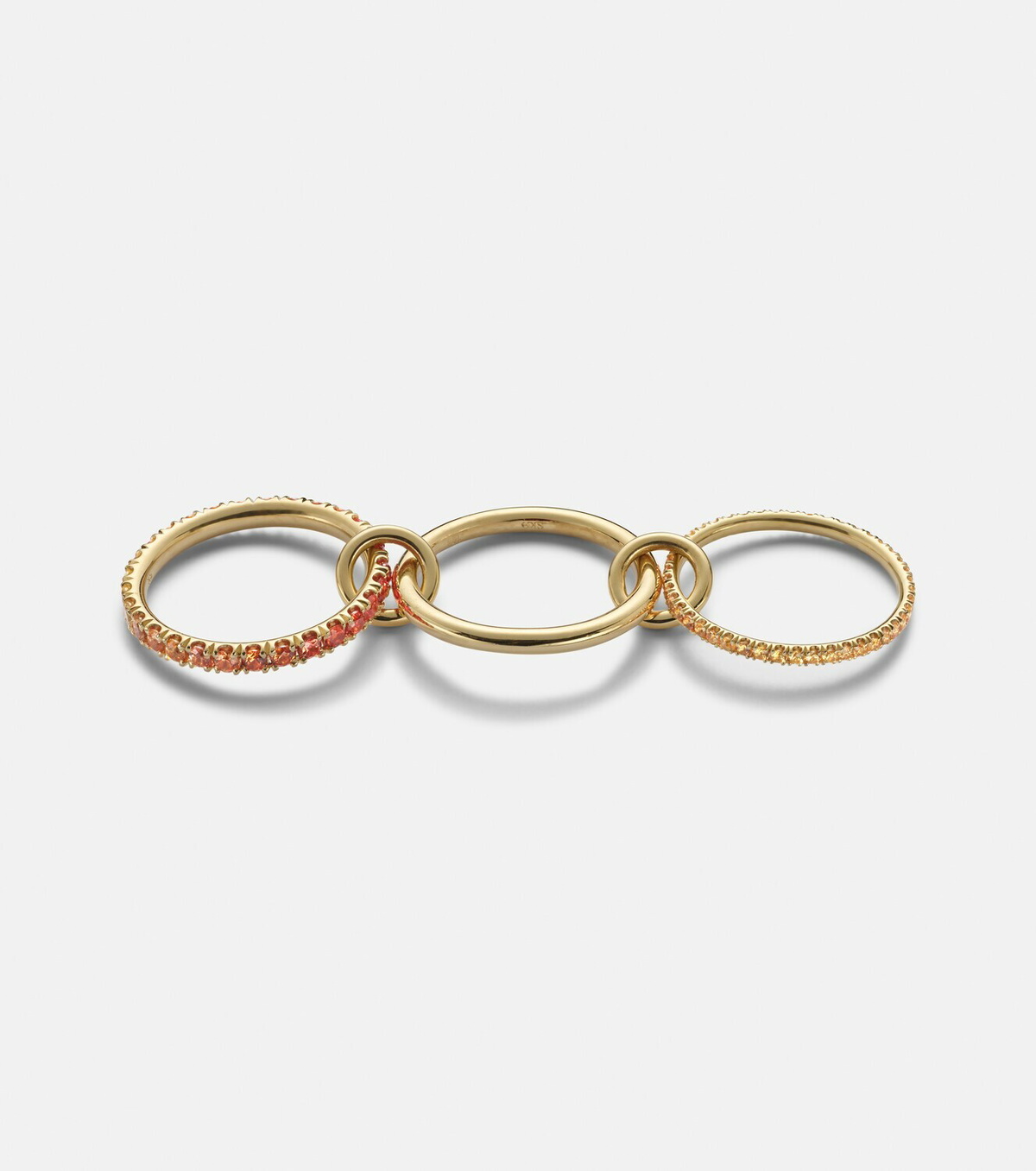 Spinelli Kilcollin Norah Ombré 18kt gold ring with sapphires