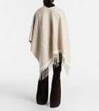 Ferragamo Gancini virgin wool shawl
