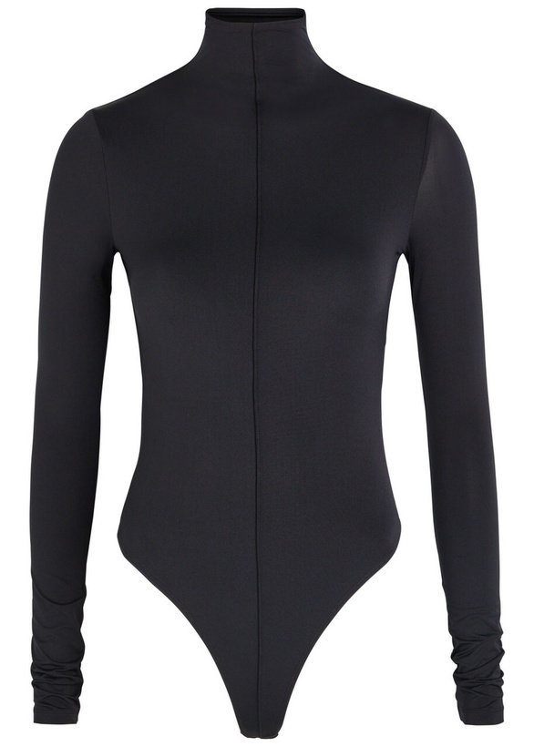 Photo: Wardrobe.nyc High-neck Stretch-polyamide Bodysuit Black