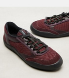 Prada Speedrock leather-trimmed sneakers