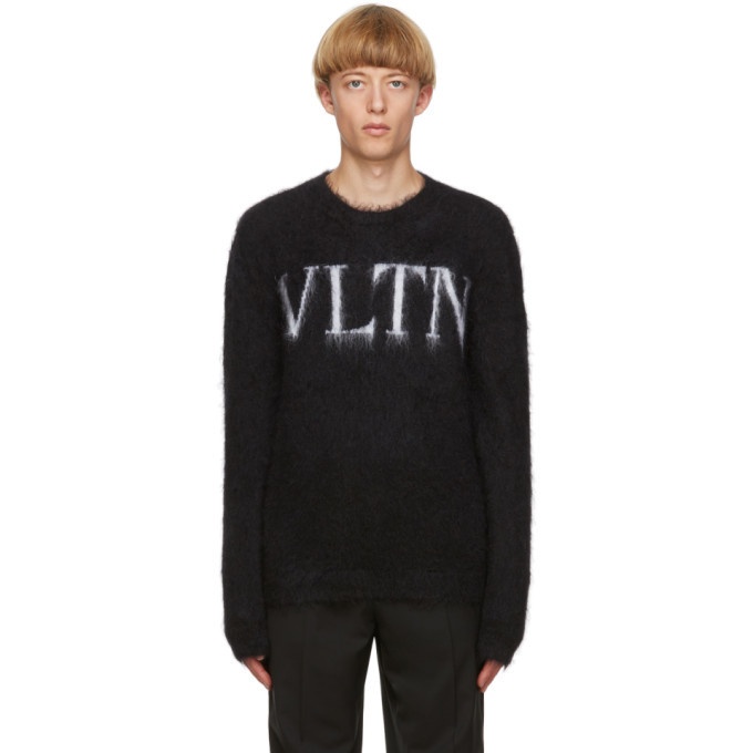 Photo: Valentino Black Mohair VLTN Sweater