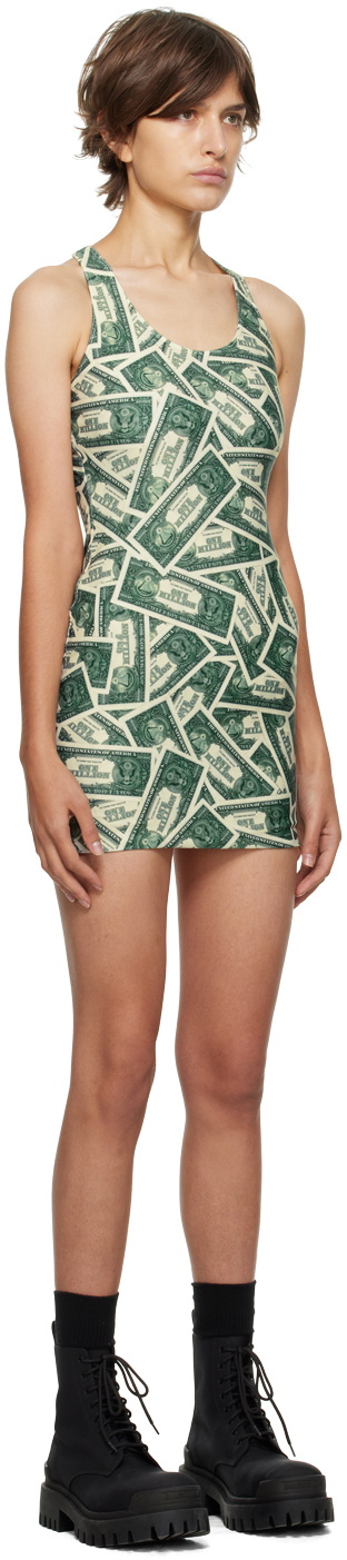 vetements green dress Vetements Million Dollar Styling Dress with Gloves in Green
