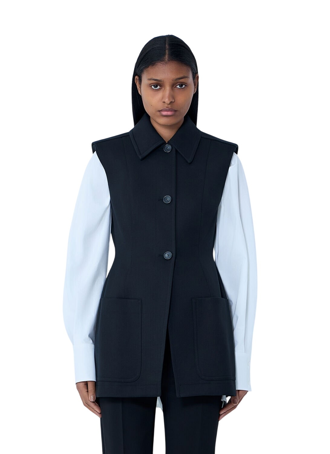 SPORTMAX Orlaya Oversize Gabardine Trench Coat Sportmax
