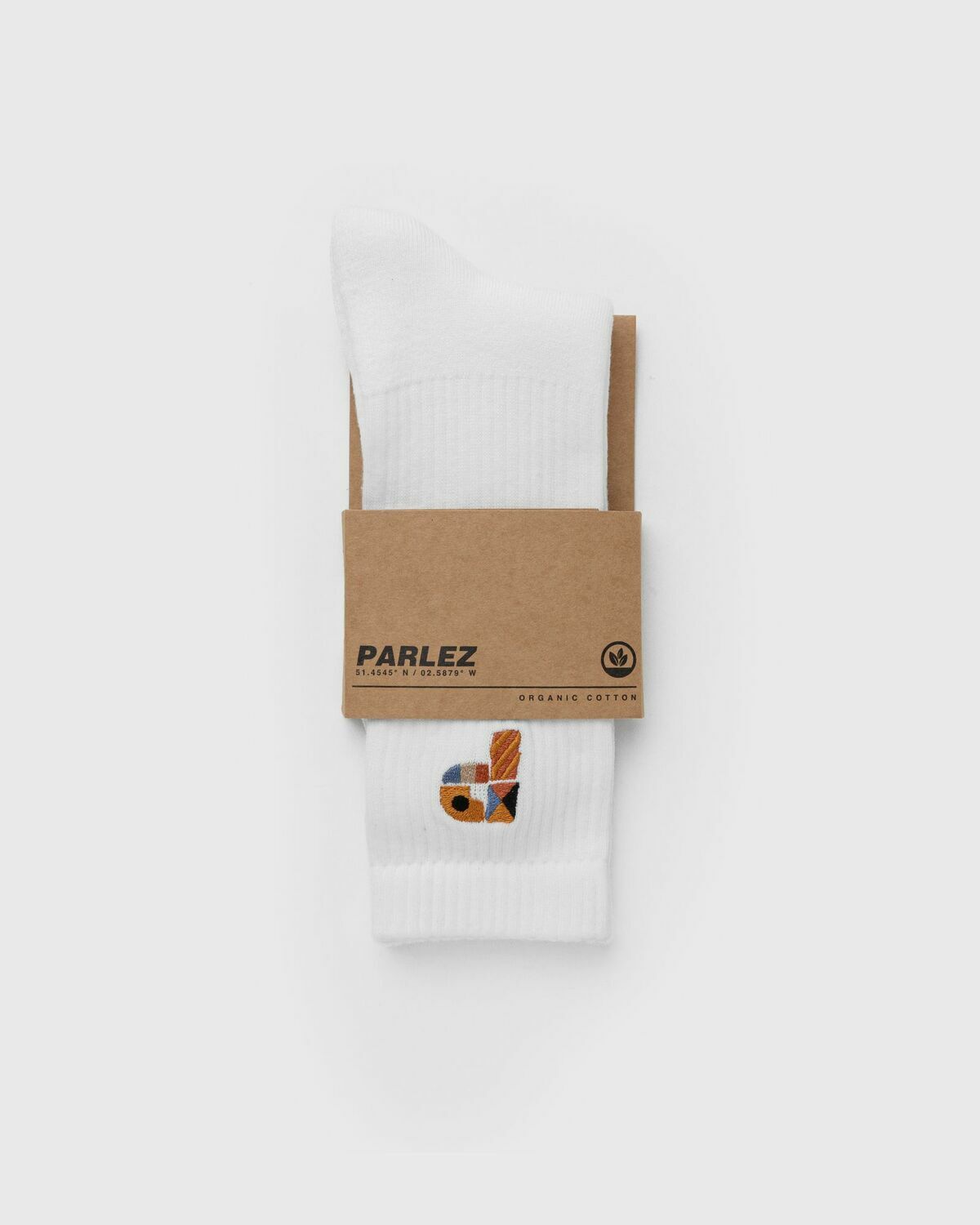 Parlez Dryden Sock White Men