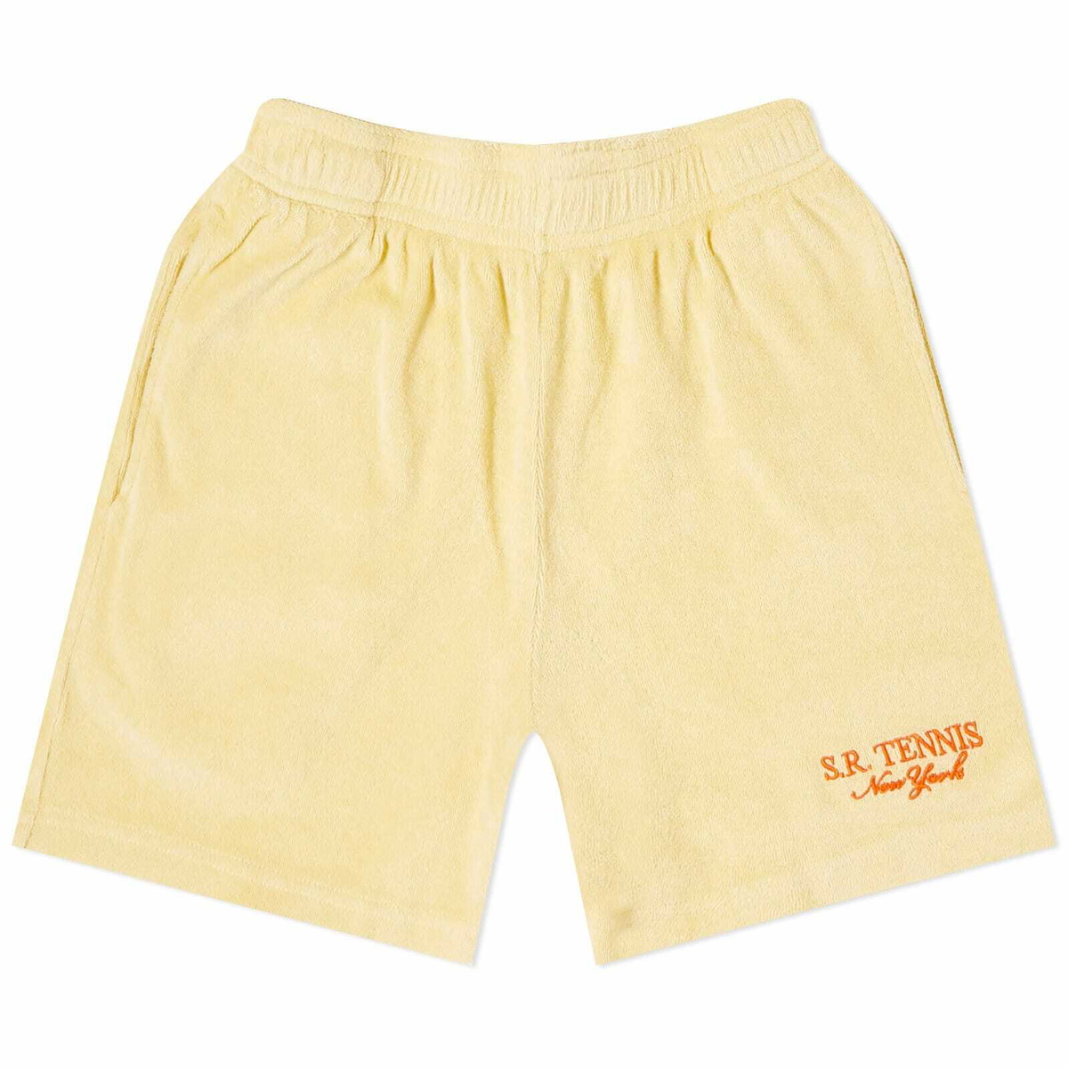 Sporty & Rich Women's Sport Tennis Short in Almond/Pomodoro Sporty