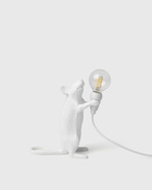 Seletti Mouse Lamp Step Resin Lamp   Standing Usb White - Mens - Lighting