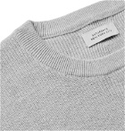 Saturdays NYC - Everyday Classic Cotton-Blend Sweater - Gray
