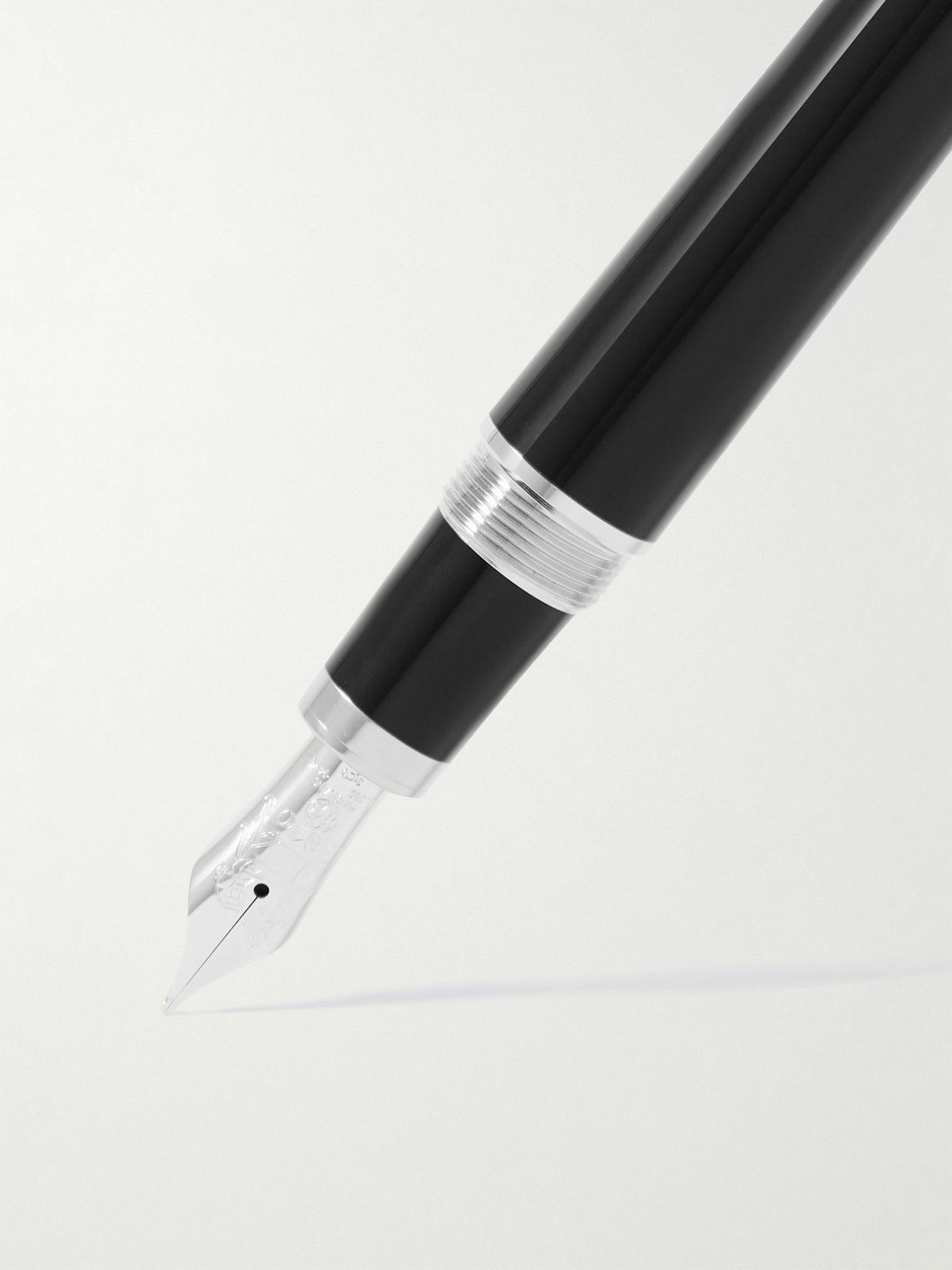 Montblanc - John F. Kennedy Resin and Platinum-Plated Fountain Pen