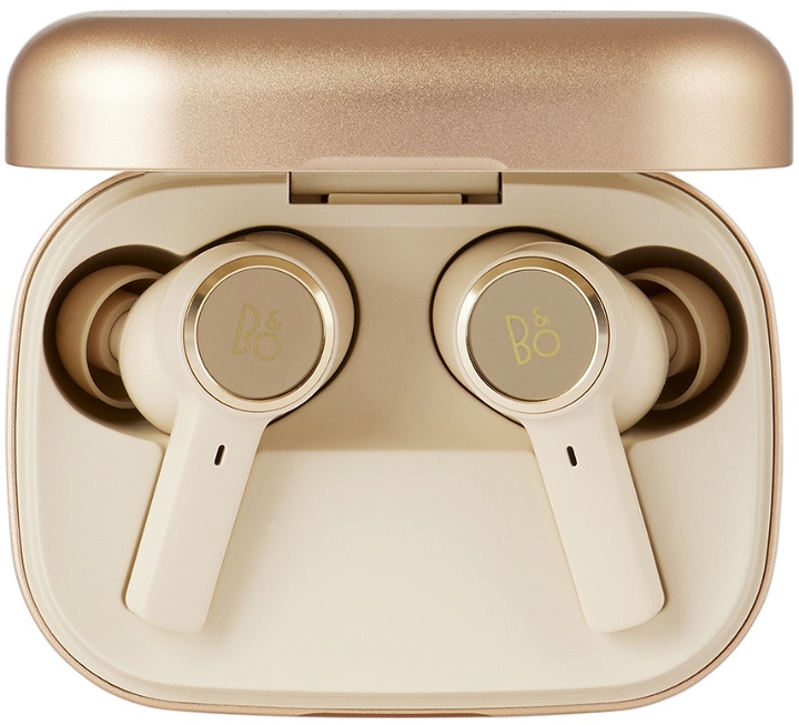 Photo: Bang & Olufsen Gold Beoplay EX Earbuds