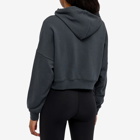 Adidas Womens 80’S Aerobic Cropped Hoody in Carbon