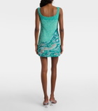 Là Fuori Sea embroidered minidress