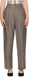 Bode Brown Murray Trousers