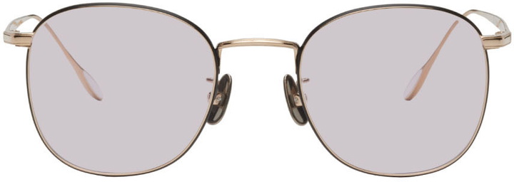 Photo: YUICHI TOYAMA. Gold Grenier Sunglasses