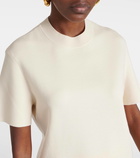 Fforme Karly wool and cotton-blend T-shirt