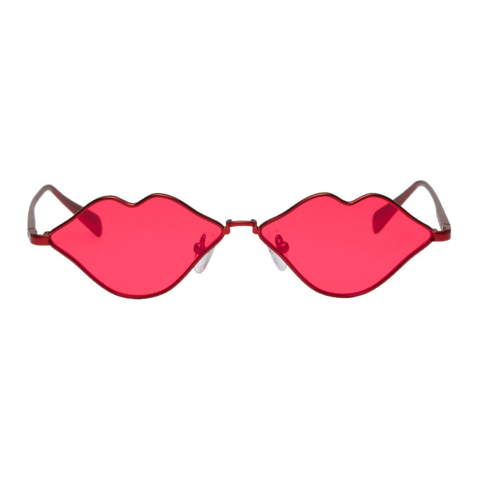 Roberi and Fraud Red KNC Edition Lips I Sunglasses