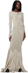Rick Owens Off-White Glenda Maxi Dress