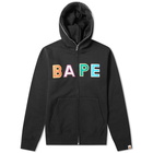 A Bathing Ape Applique Full Zip Hoody