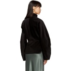 Lemaire Black Large Sleeve Corduroy Jacket