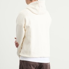 By Parra Men's Circled Script Logo Hoodie in Off White
