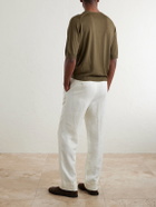John Smedley - Bill Nighy Merino Wool T-Shirt - Green