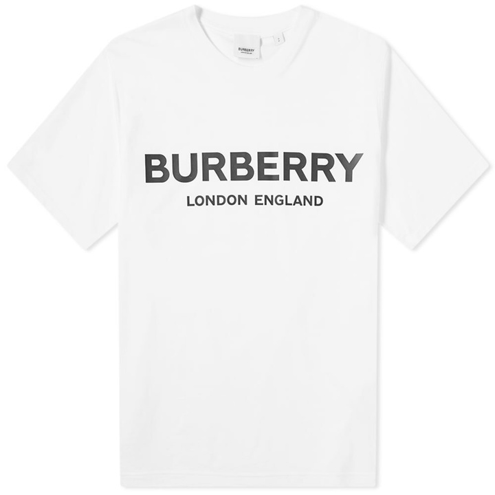 Photo: Burberry Men's Letchford Logo T-Shirt in White