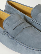 Tod's - Gommino Nubuck Driving Shoes - Blue