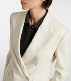 Eleventy Wool, silk and linen-blend blazer