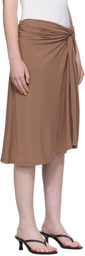 Paris Georgia Brown Elemental Ida Midi Skirt