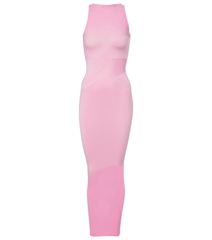 Photo: Wolford Shade paneled midi dress