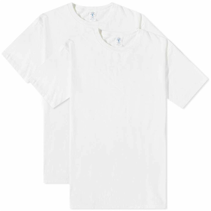Photo: Velva Sheen Men's T-Shirt - 2 Pack in White