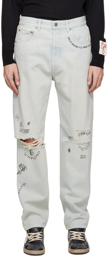 Photo: Golden Goose Blue Distressed Jeans