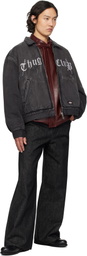 Thug Club Black Dickies Edition TC Eisenhower Denim Jacket
