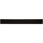 Moncler Black Logo Belt
