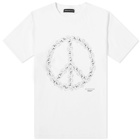 Undercover Men's Peace Sign T-Shirt in White