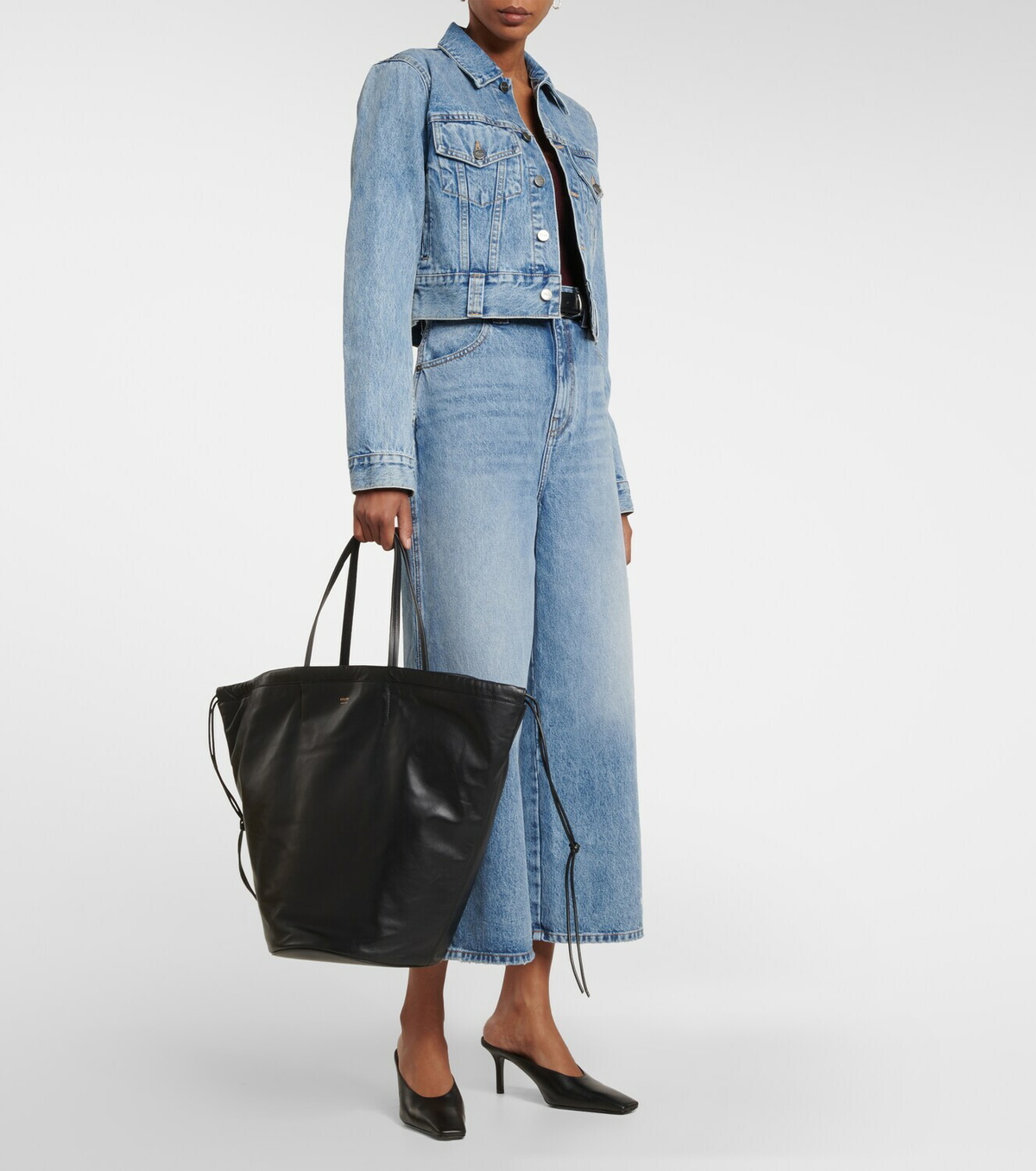 Khaite - Osa Medium leather tote bag Khaite