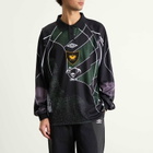 Umbro by Slam Jam Men's 95 96 Ls Polo in Dark Green Black