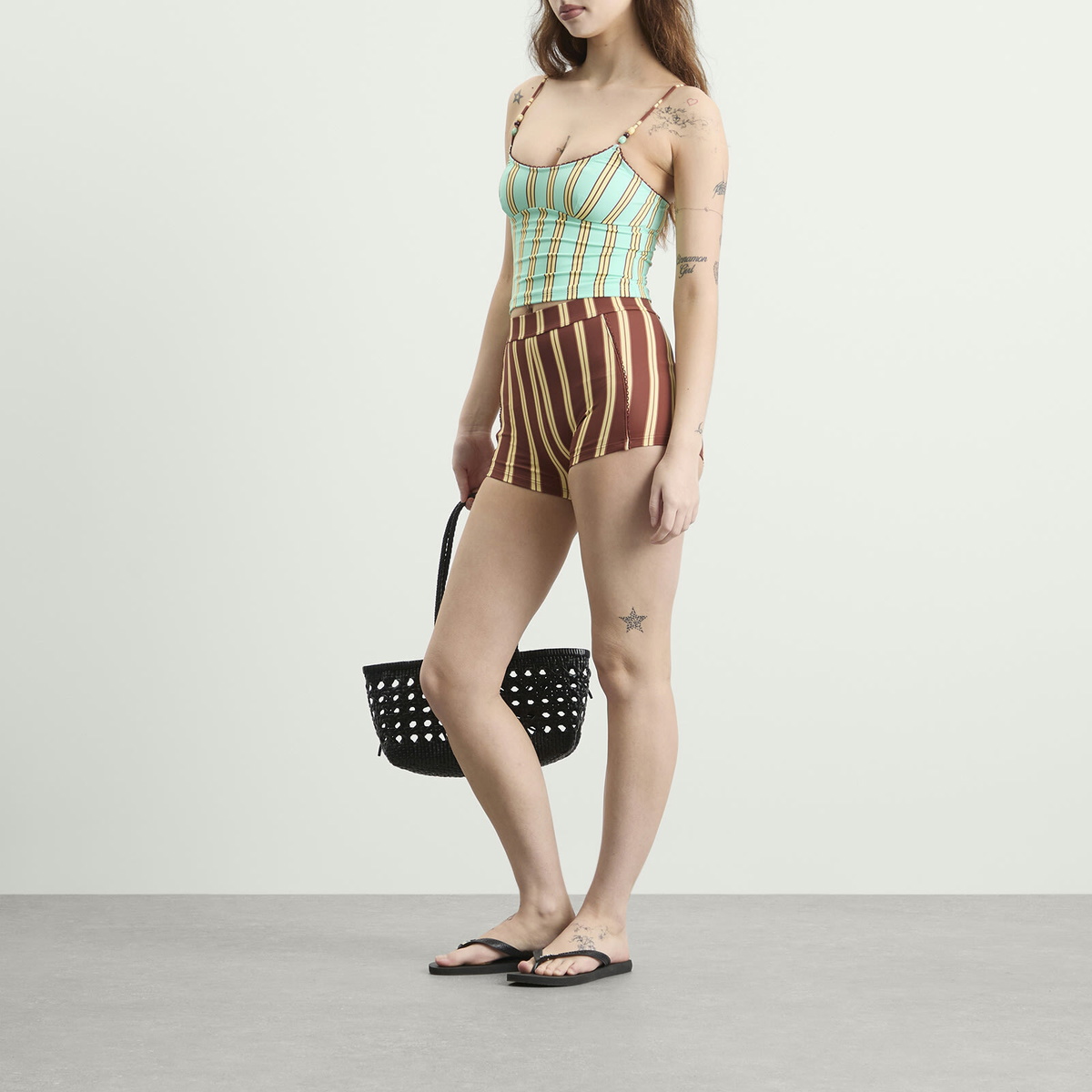Damson Madder Women's Trudi Tankini Top in Mint
