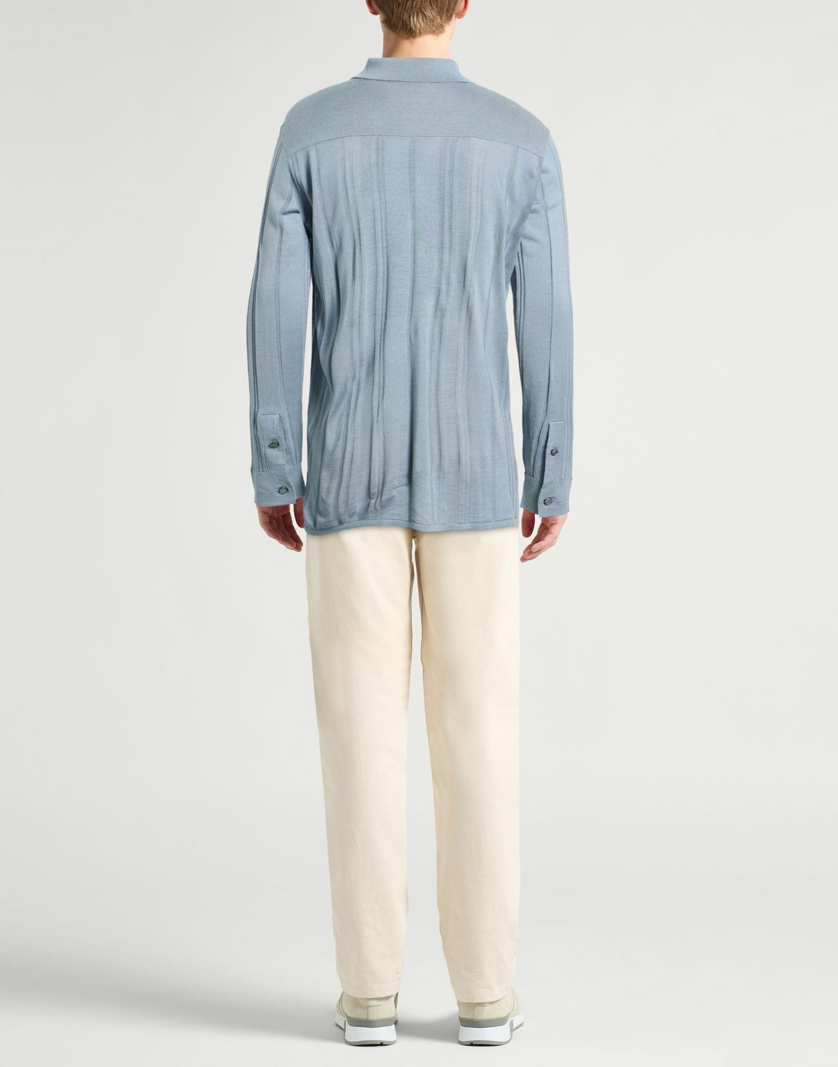 Brioni Mens Shirt Slate in Blue