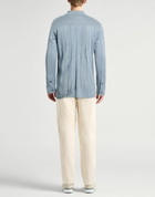 Brioni Mens Shirt Slate in Blue