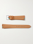 laCalifornienne - Primary Striped Leather Watch Strap - Yellow
