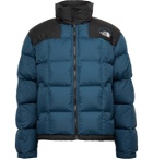 The North Face - NSE Lhotse Expedition Panelled Quilted Ripstop and Shell Down Jacket - Blue