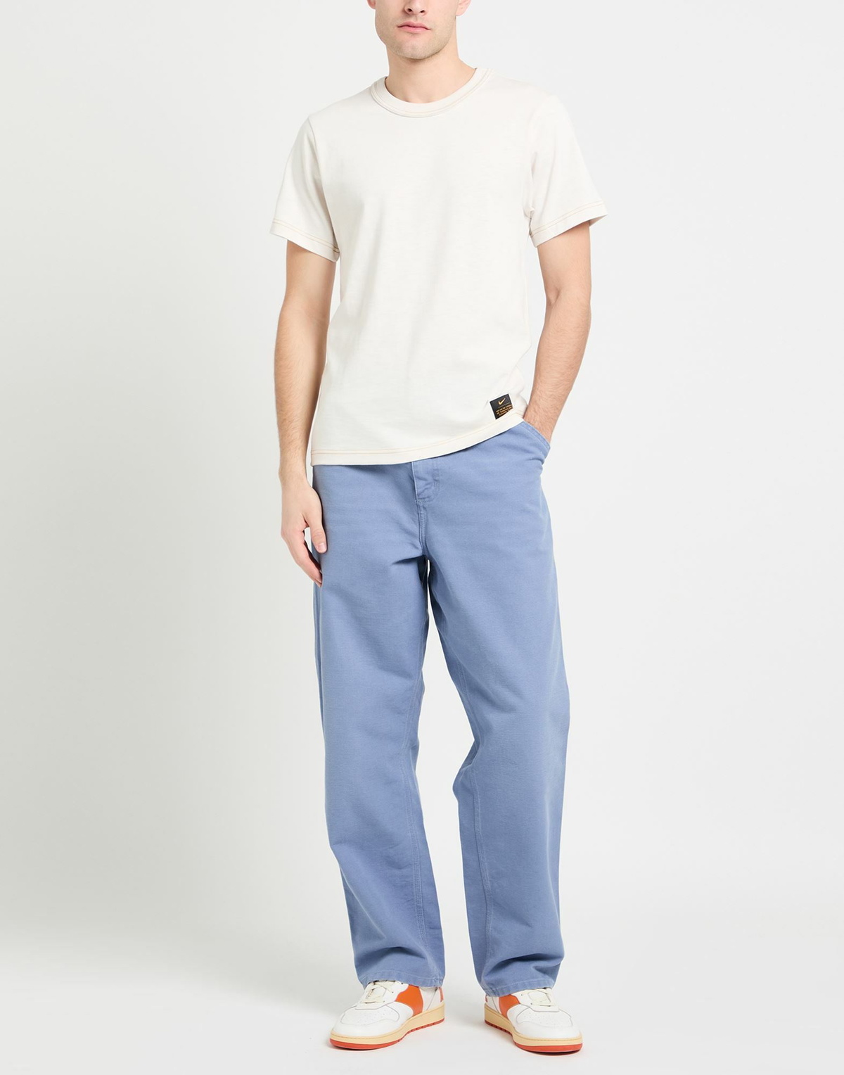 Nike Mens T-shirt Cream