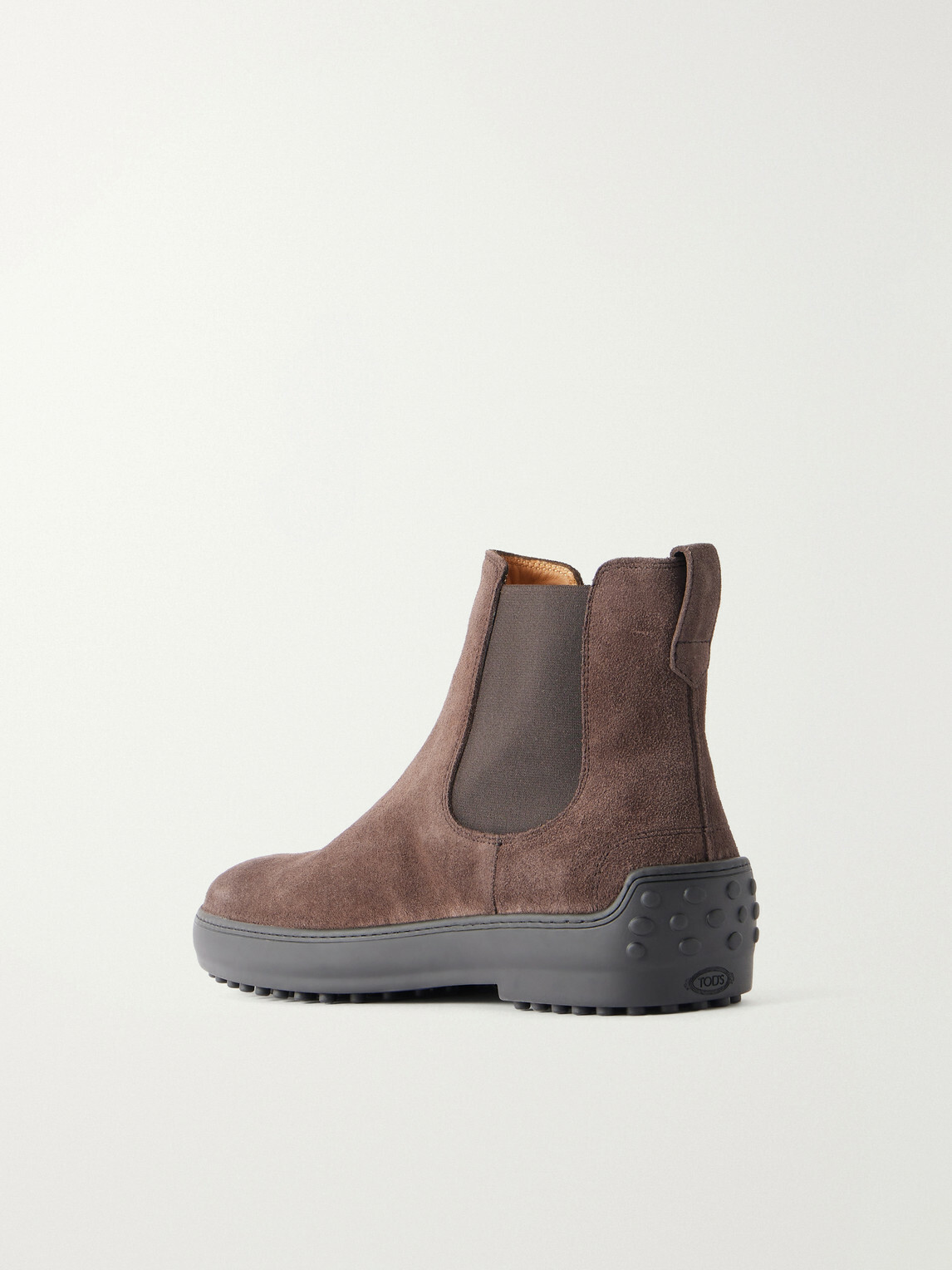 Tod's - Winter Gommino Suede Chelsea Boots - Brown