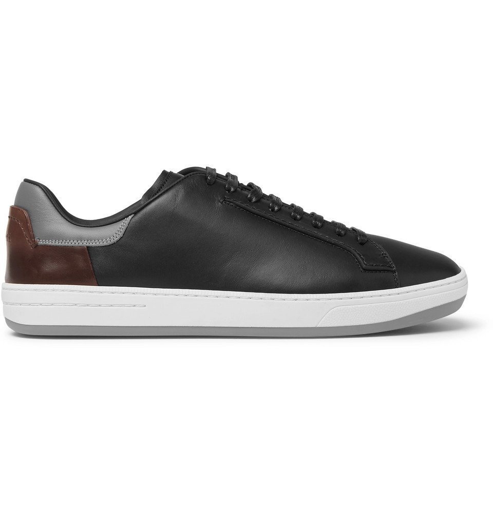 Leather low trainers Berluti Black size 44.5 EU in Leather - 32021859