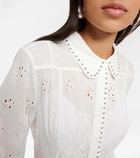 Dorothee Schumacher Embroidered Ease cotton shirt dress