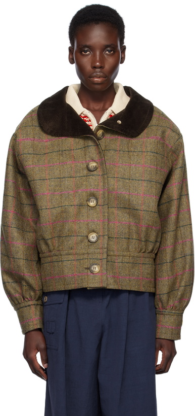 Photo: Caro Editions Khaki Beatrice Jacket