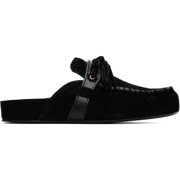 Photo: Isabel Marant Black Malvin Mule Loafers